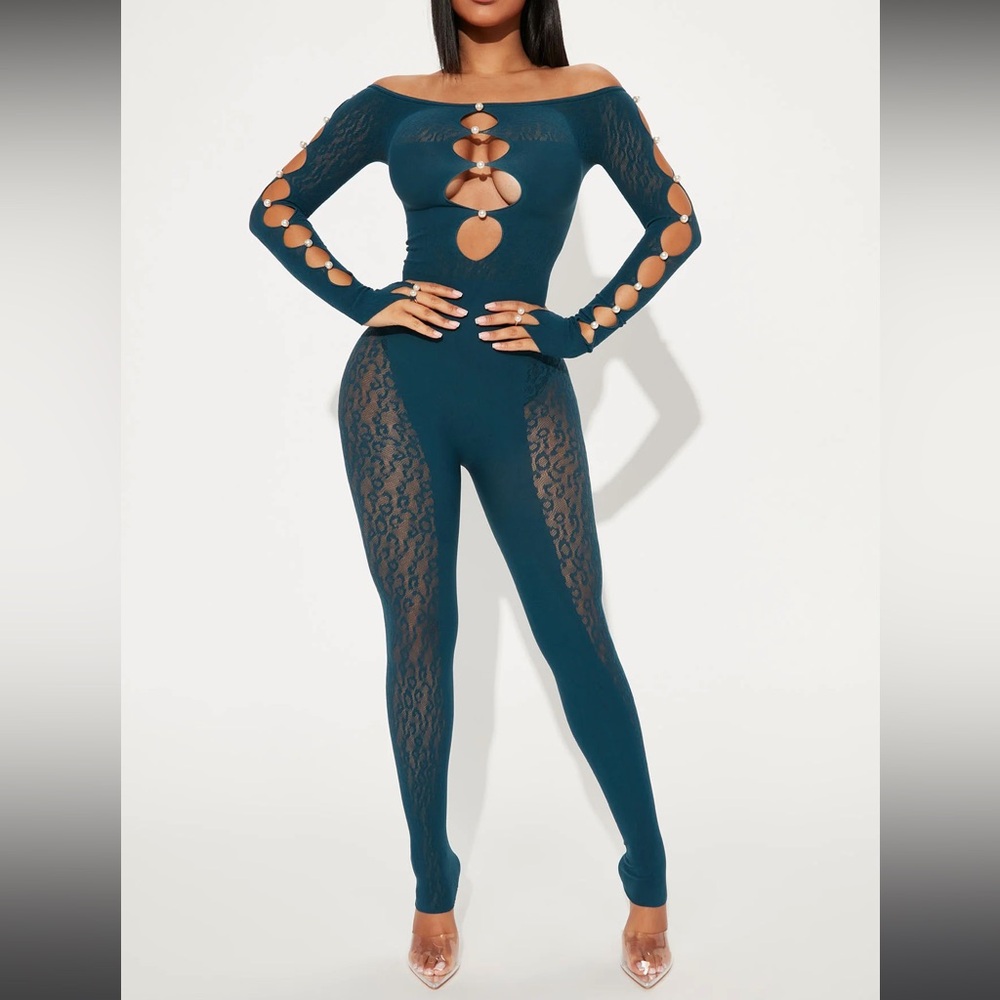 Fashion Nova Sierra Seamless Jumpsuit
